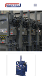Mobile Screenshot of maxpakbalers.com